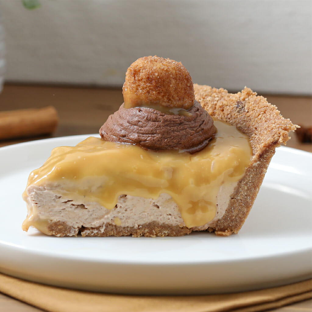 Gluten Free Churro Cheesecake with Dulce de Leche