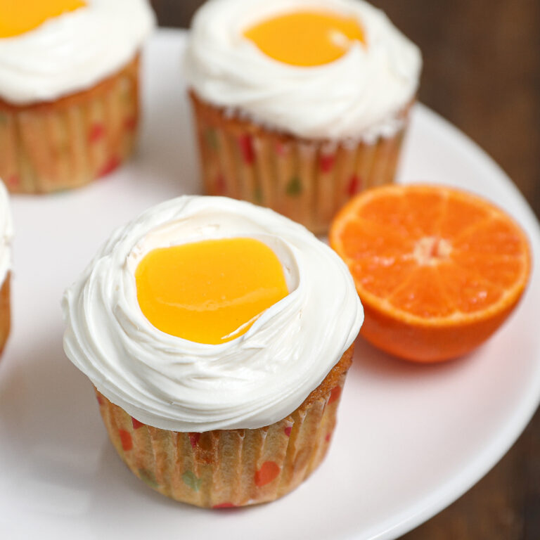 Orange Creamsicle Cupcakes