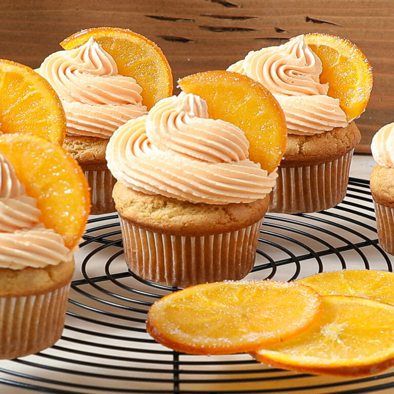Gluten Free Orange Creamsicle Cupcakes: Dreamsicle Delight