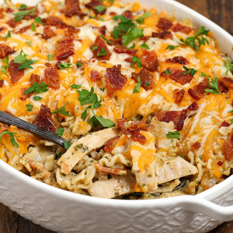 Chicken Bacon Ranch Casserole