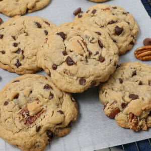 Ultimate Gluten Free Double Chocolate Chip Cookies