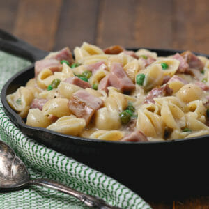 Comforting Dairy Free Loaded Ham and Cheese Pasta