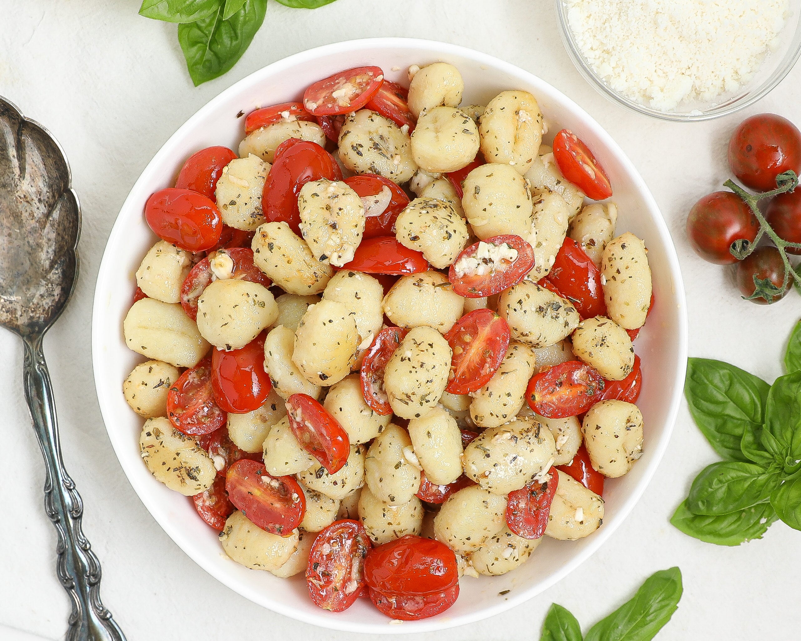 Sheet Pan Baked Gnocchi with Feta and Tomatoes