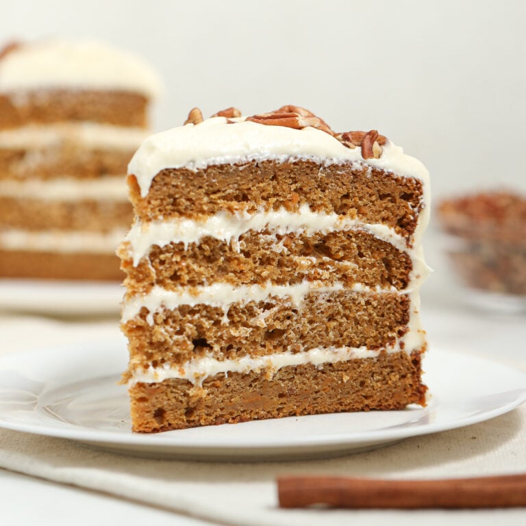 Sweet Potato Cake with Maple Cream Cheese Frosting