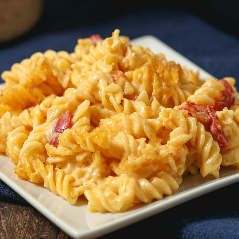 Gluten and Dairy Free Southern Pimento Mac and Cheese