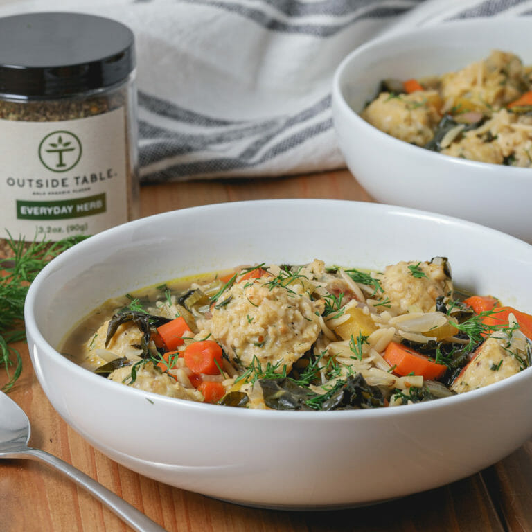 Gluten Free Italian Wedding Soup with Kale