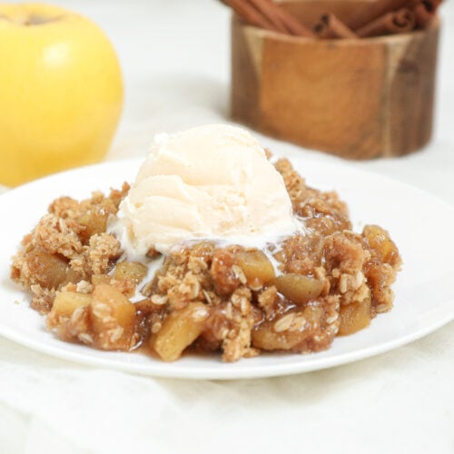 Caramel Apple Crisp