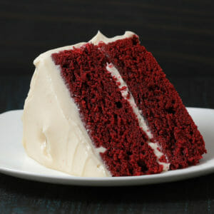 Gluten Free Red Velvet Cake with Dairy Free Frosting