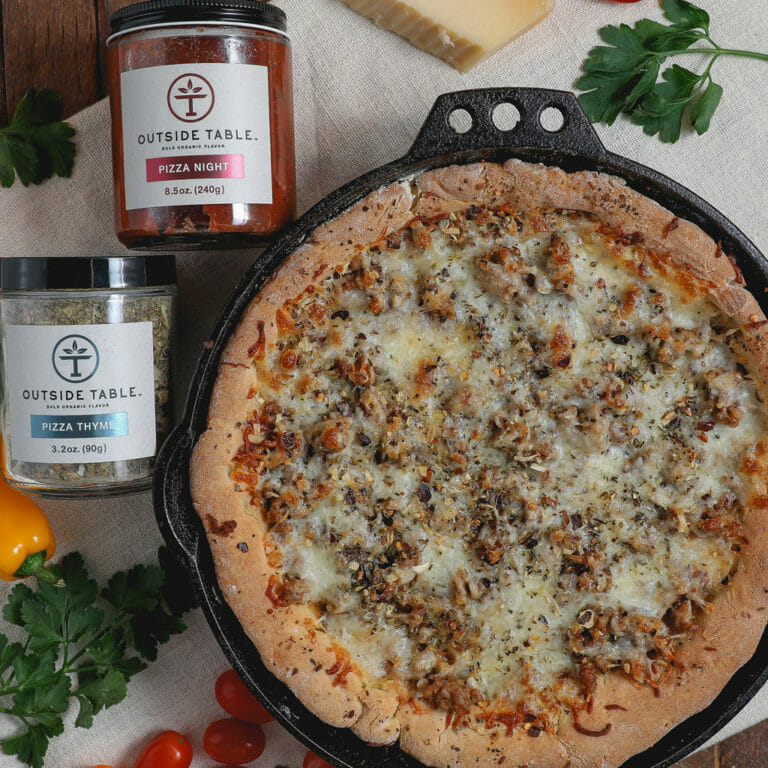 Gluten and Dairy Free Italian Sausage Pizza