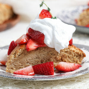 Gluten Free Strawberry Shortcake with Vanilla Bean Scones