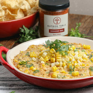 Gluten Free and Dairy Free Barbecue Corn Dip