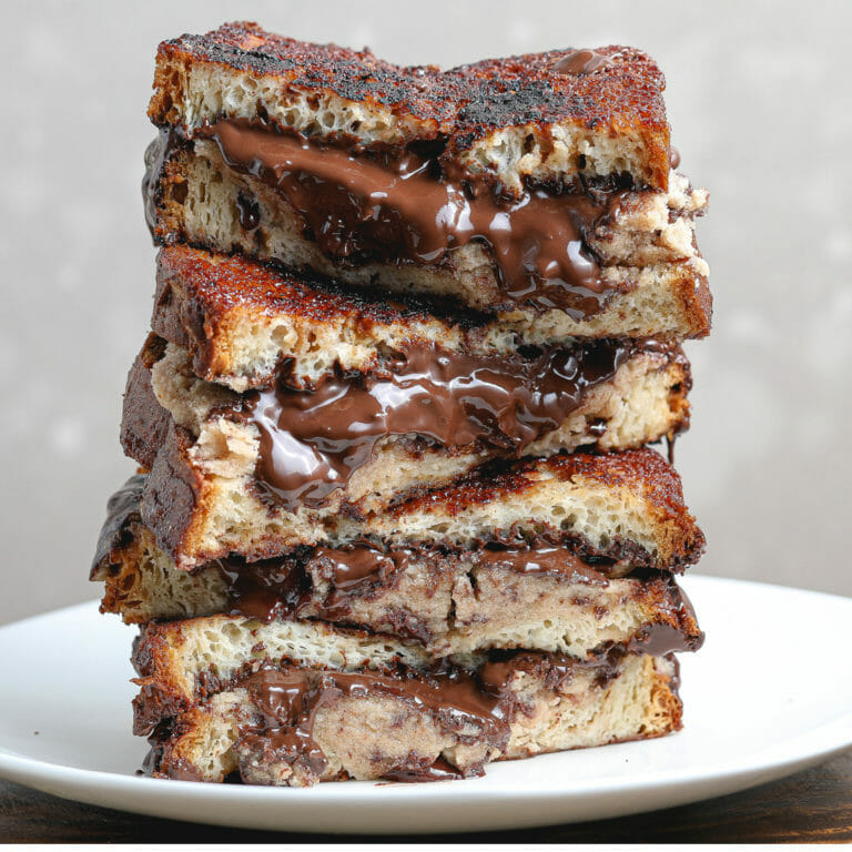 Gluten Free Cookie Dough Stuffed French Toast