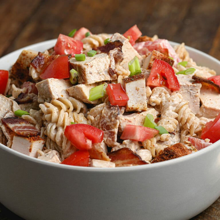 Chipotle Chicken Bacon Pasta Salad