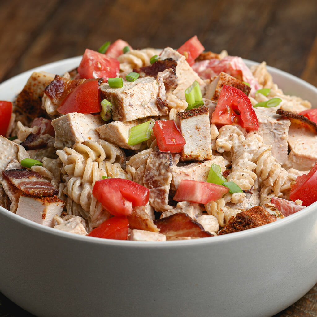 Gluten Free Chipotle Chicken Bacon Pasta Salad