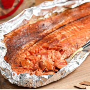 Dairy Free Browned Butter Honey Smoked Salmon