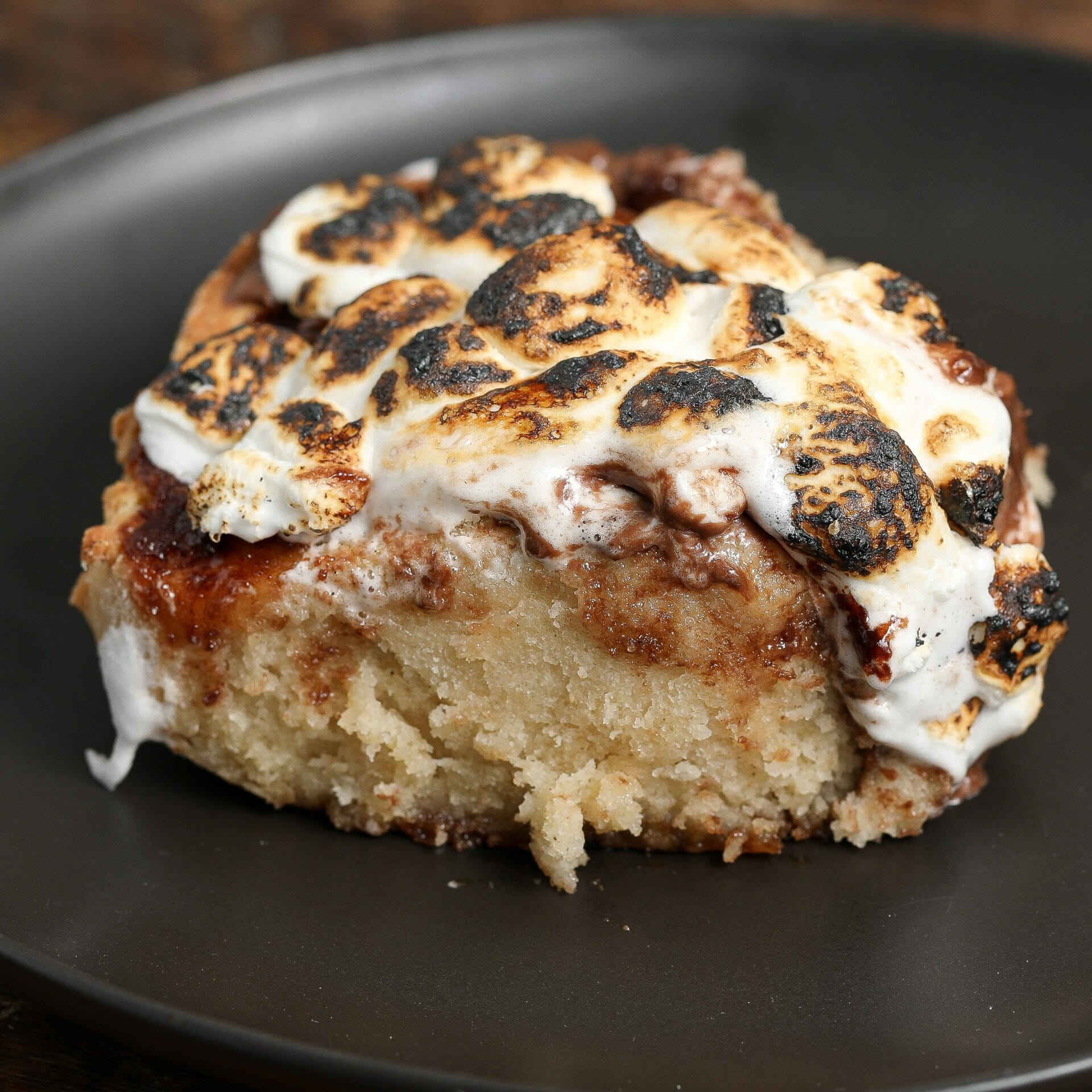 Gluten and Dairy Free S'mores Cinnamon Rolls