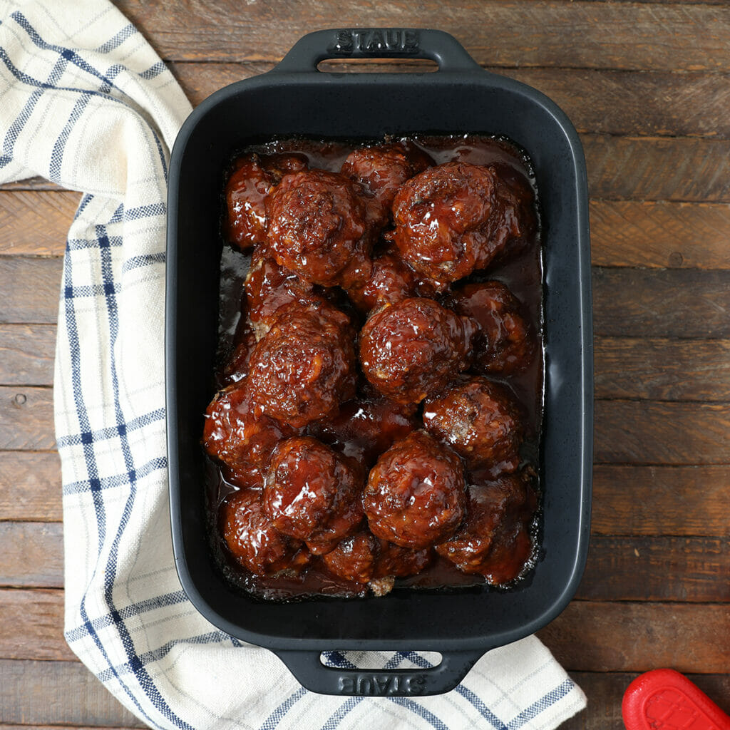 Gluten and Dairy Free Sweet BBQ Meatballs