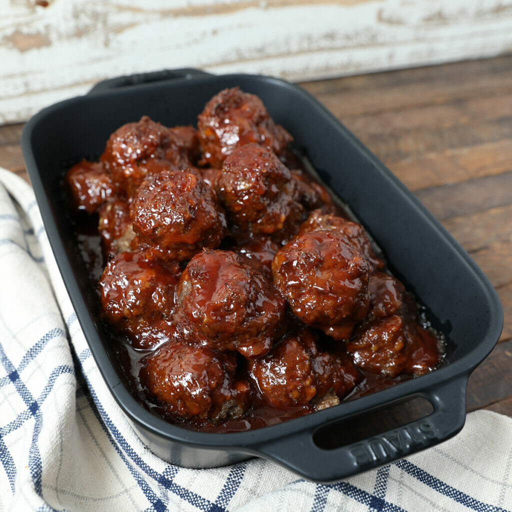 Gluten and Dairy Free Sweet BBQ Meatballs