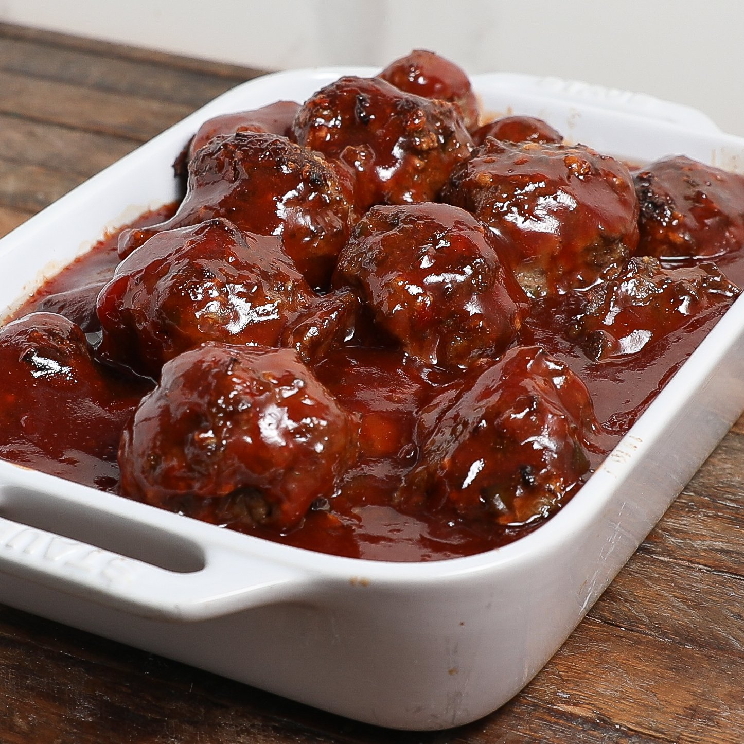 Bbq meatballs the salty cooker flavorful simple recipes for