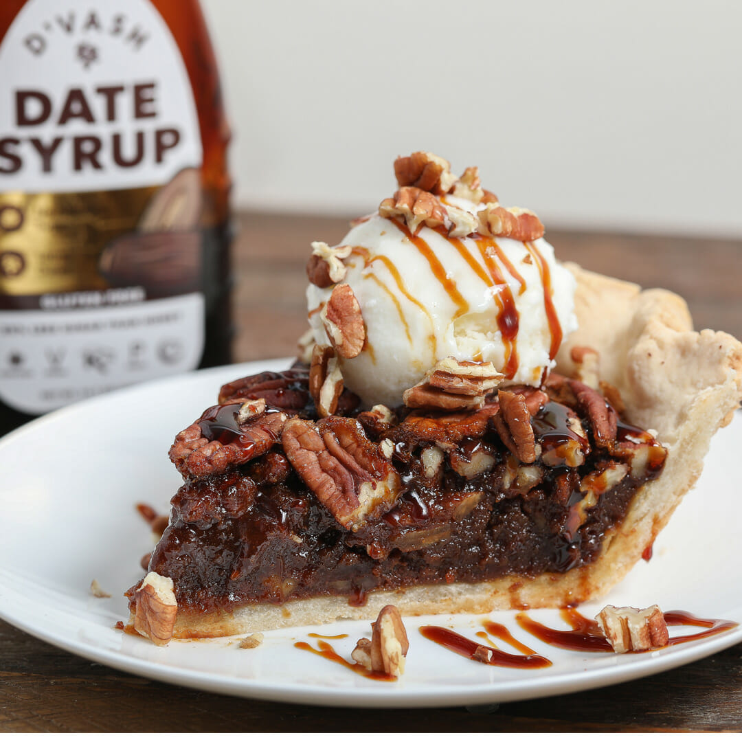 Easy Gluten Free Pecan Pie with Date Syrup