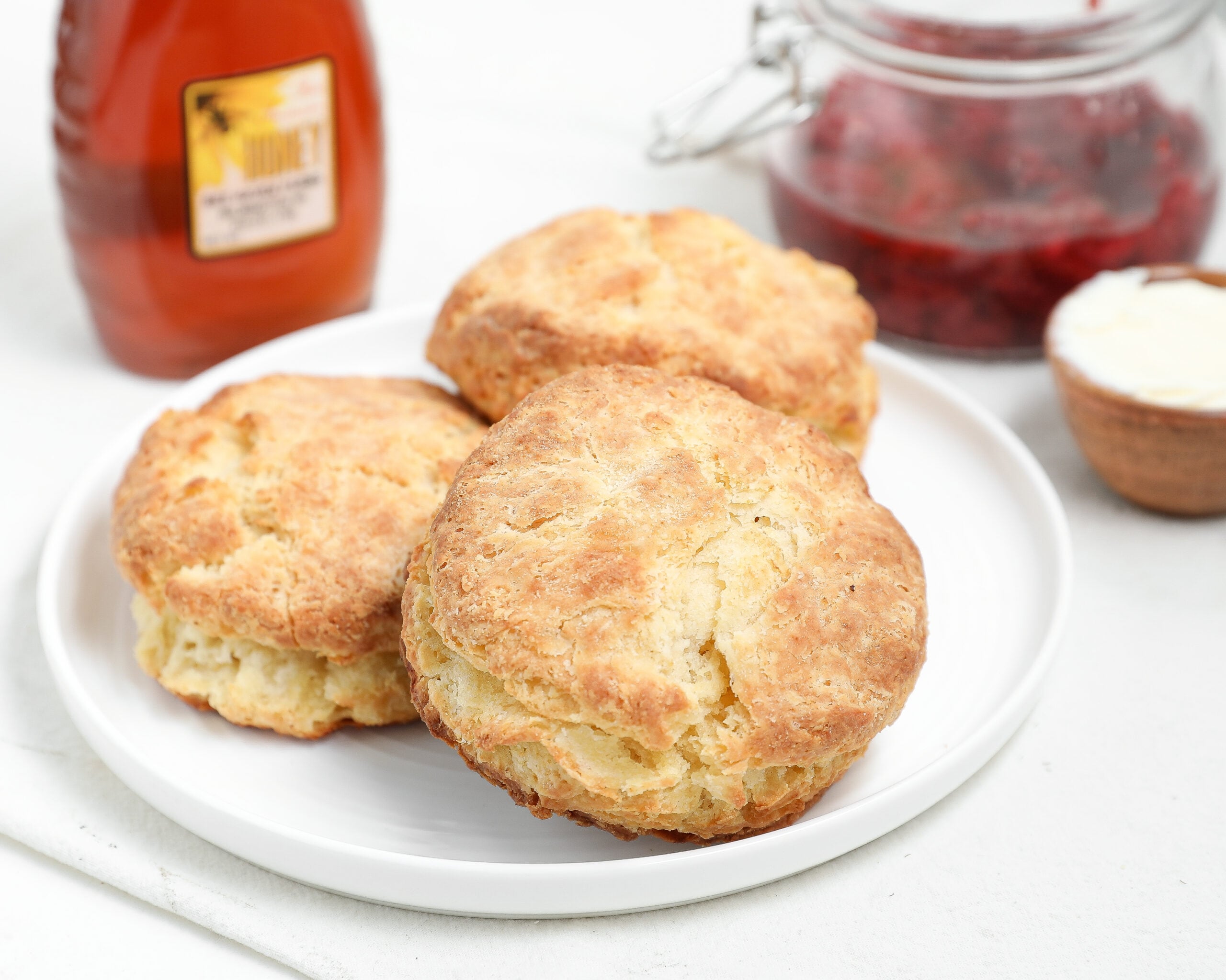 Flakey buttermilk biscuits