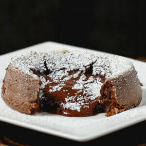 Dairy and Gluten Free Chocolate Molten Lava Cakes