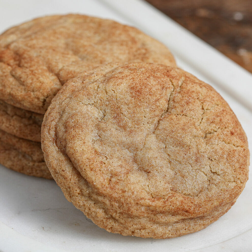 Gluten and Dairy Free Snickerdoodle Cookies