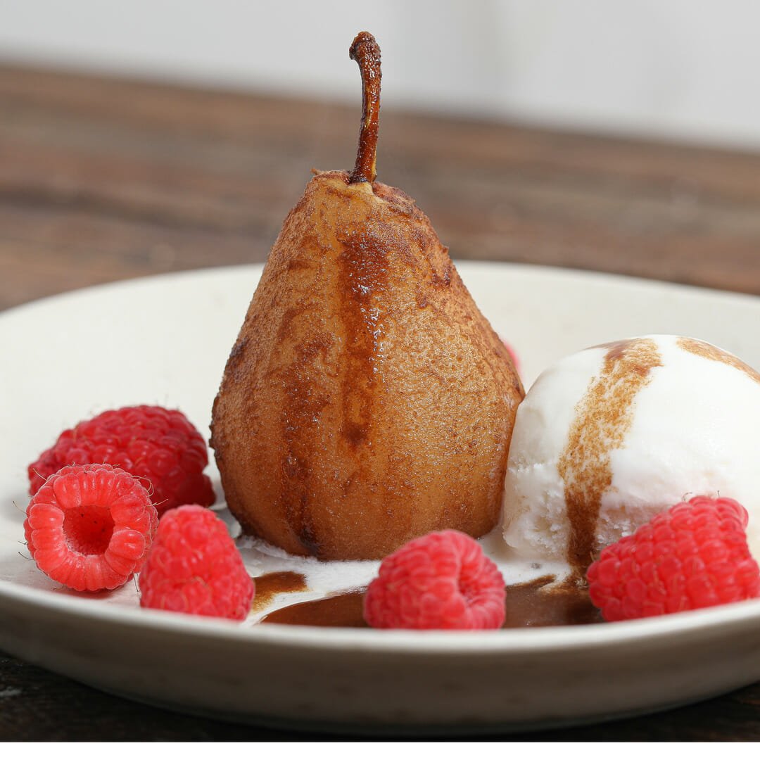 Gluten and Dairy Free Spiced Poached Pears