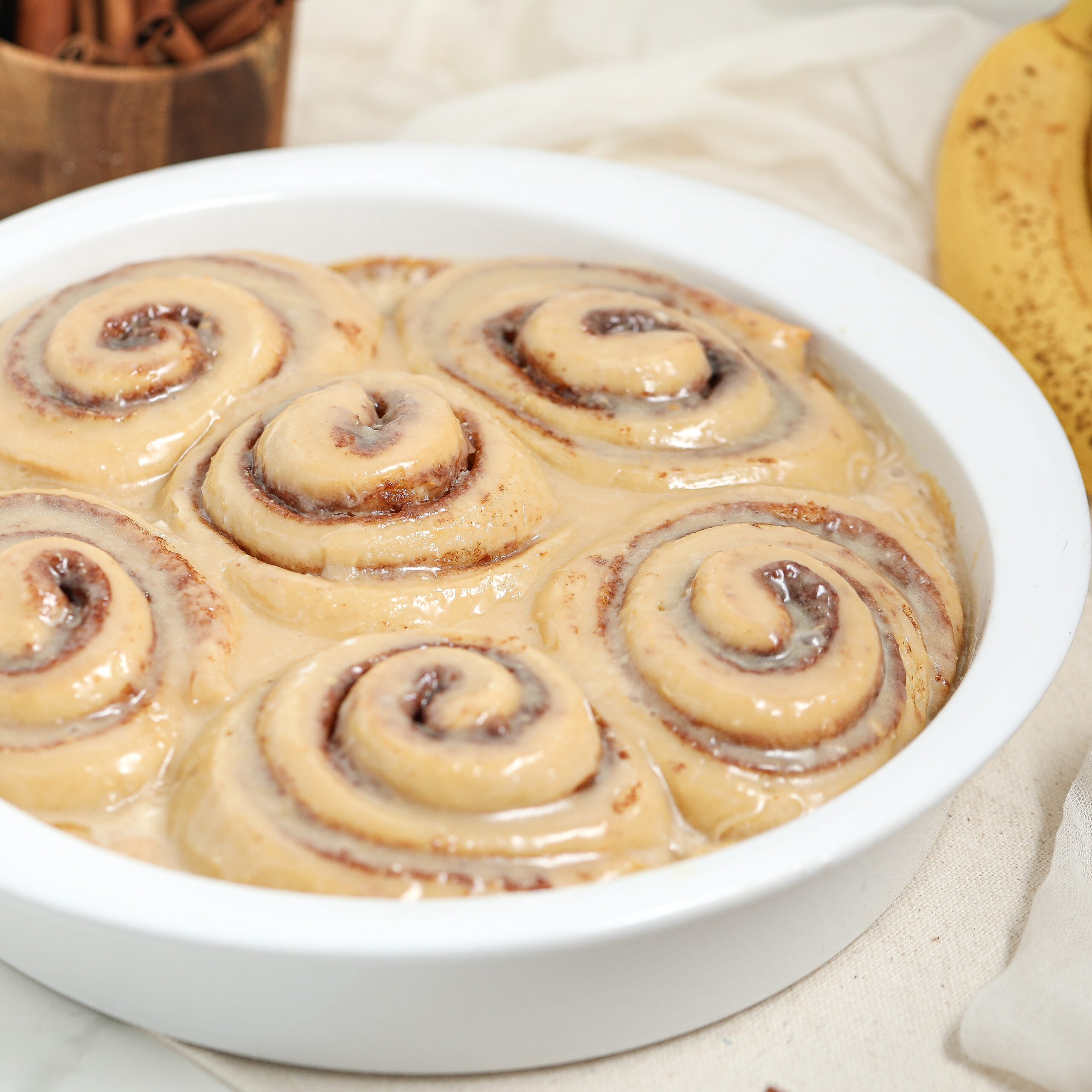 Banana Bread Cinnamon Rolls