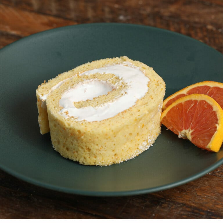 Decadent Orange Creamsicle Swiss Roll