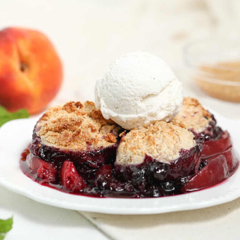 Blueberry Peach Cobbler