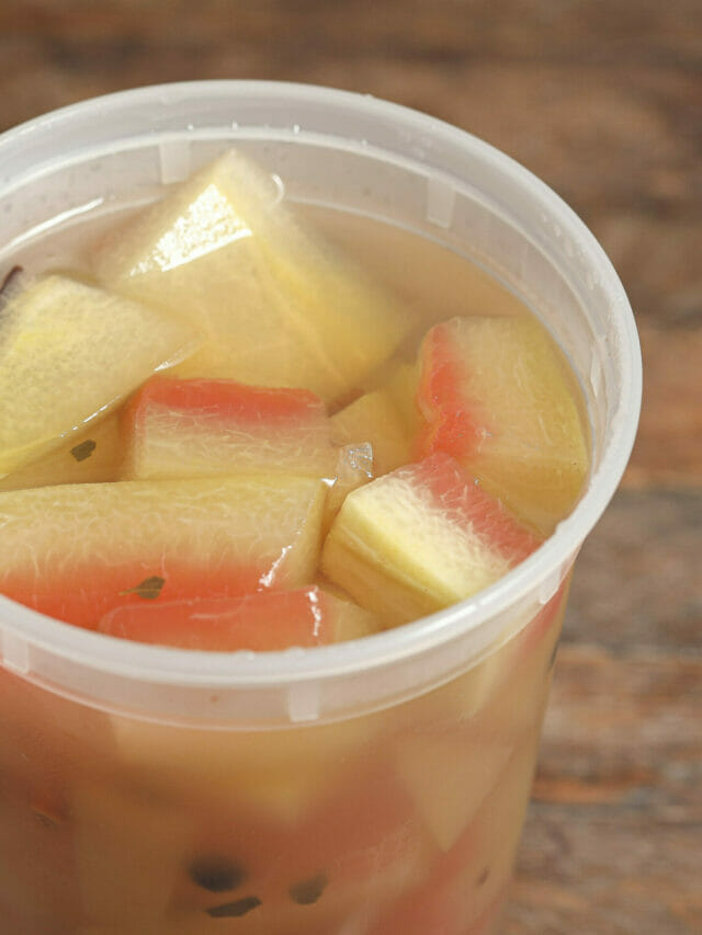 Pickled Watermelon Rinds