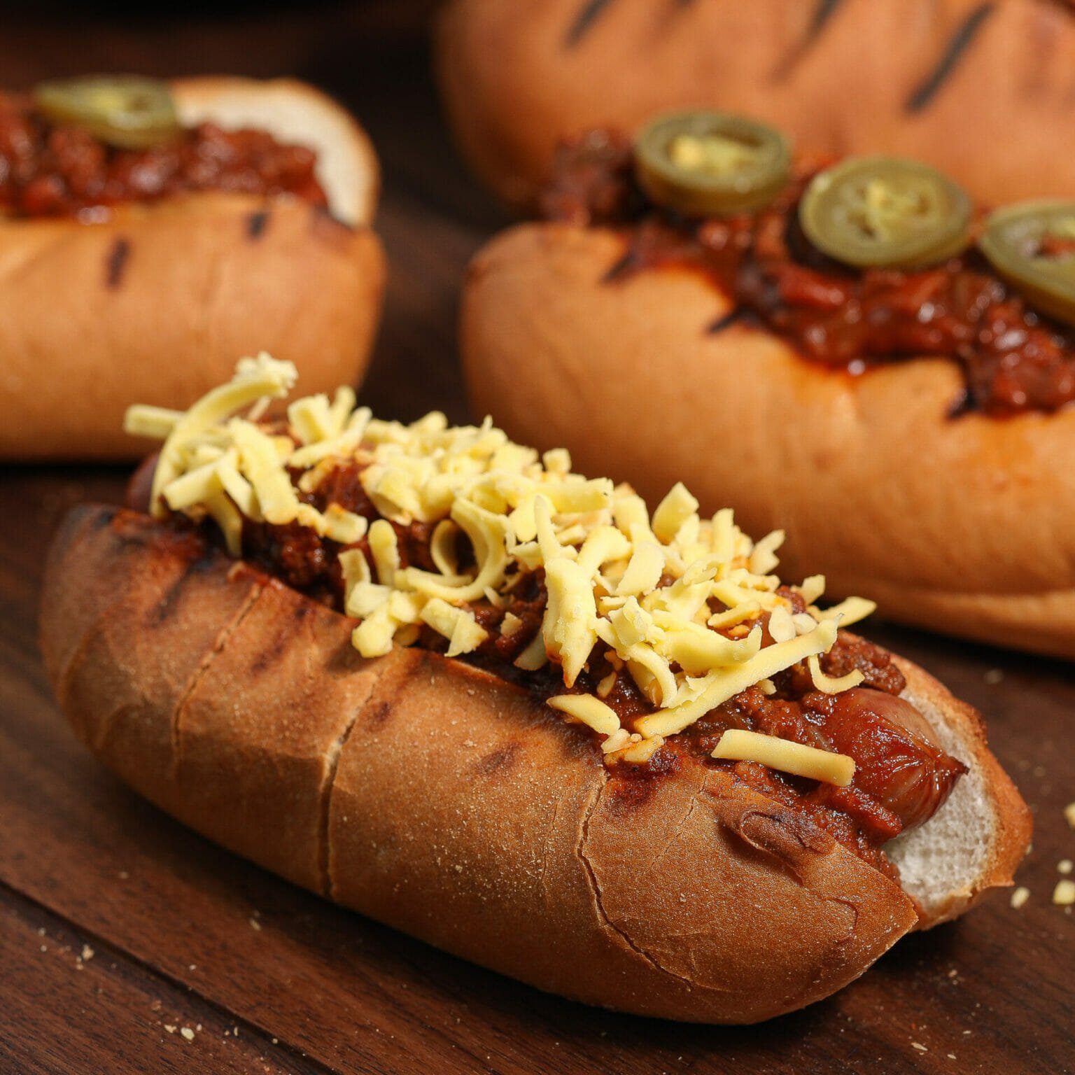 Chili Dogs with Bacon Chili Sauce The Salty Cooker