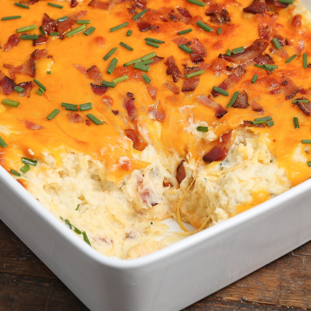 Twice Baked Potato Casserole - The Salty Cooker