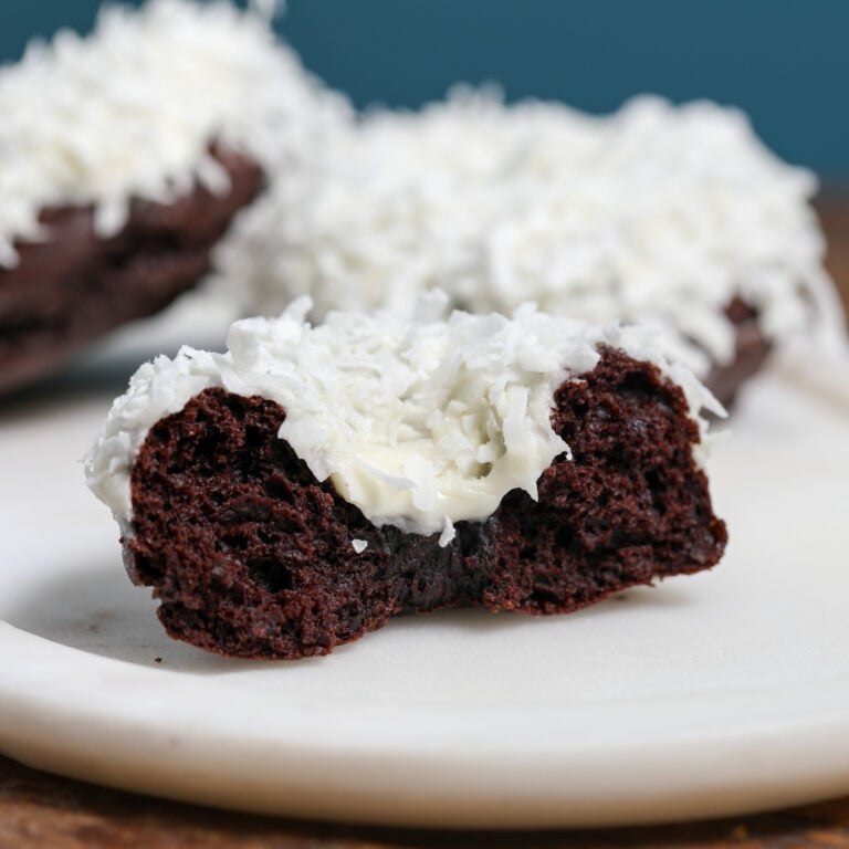Chocolate Coconut Donuts