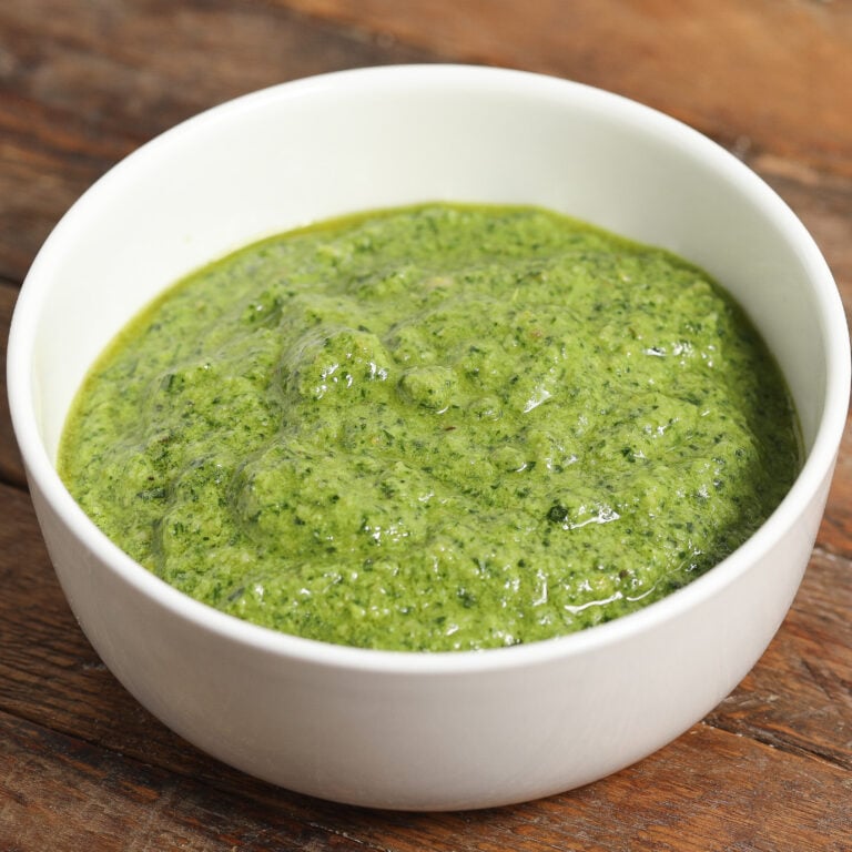 Fresh Basil Spinach Pesto