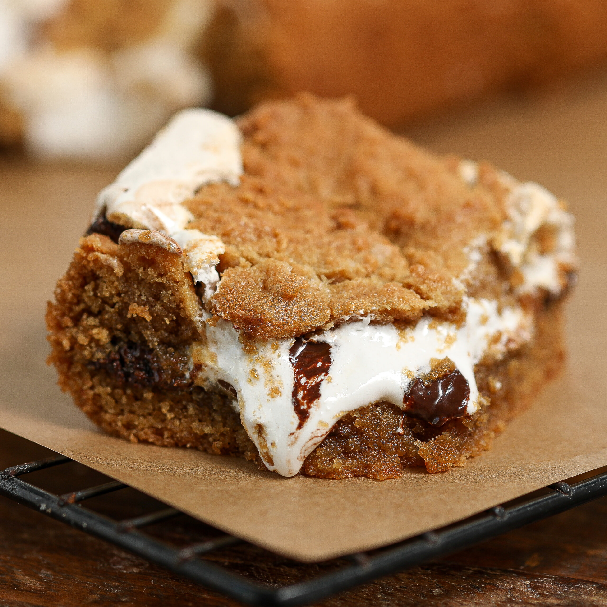 Peanut Butter Cookie S’mores Bars