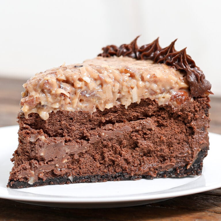German Chocolate Cheesecake