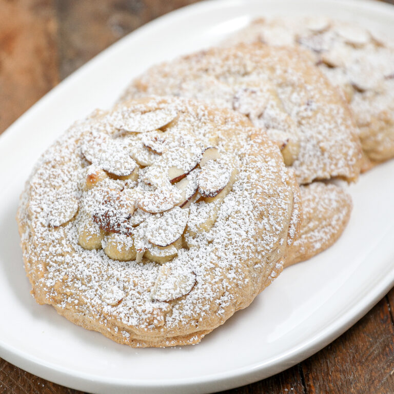 Almond Chocolate Croissant Cookies