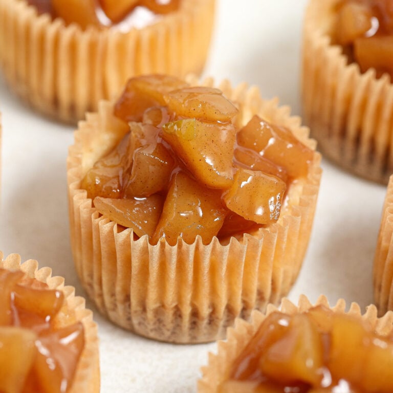 Apple Mini Cheesecakes