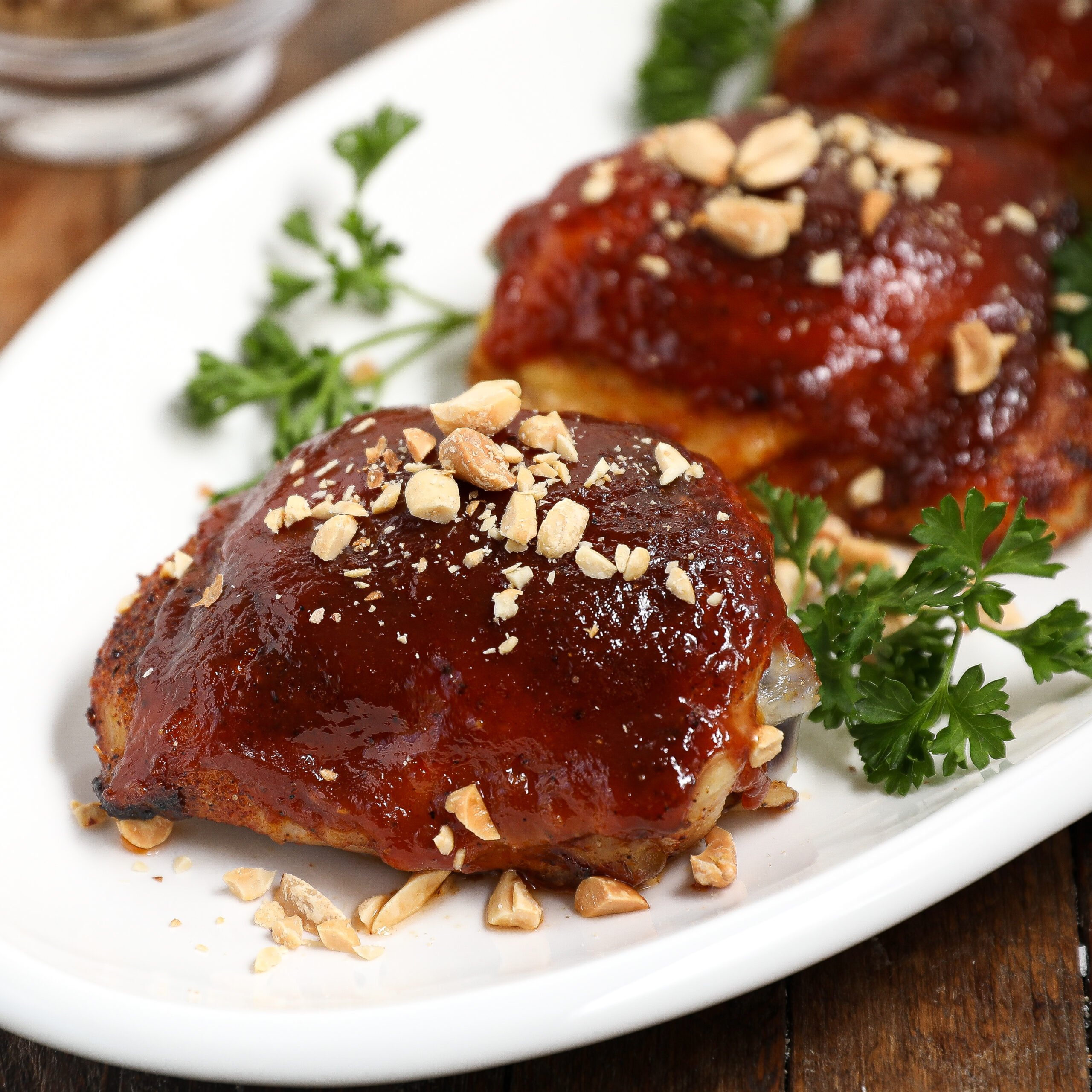 Sticky Orange Peanut Chicken