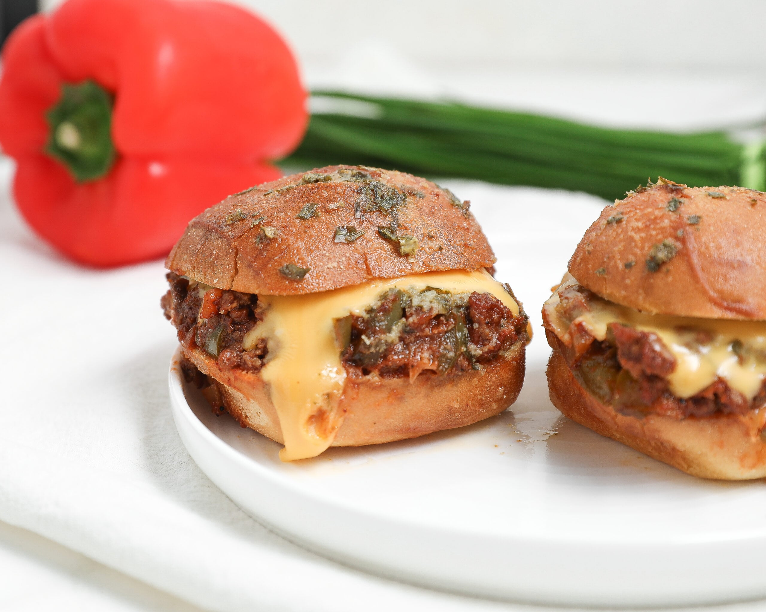 Cheesy Sloppy Joe Sliders
