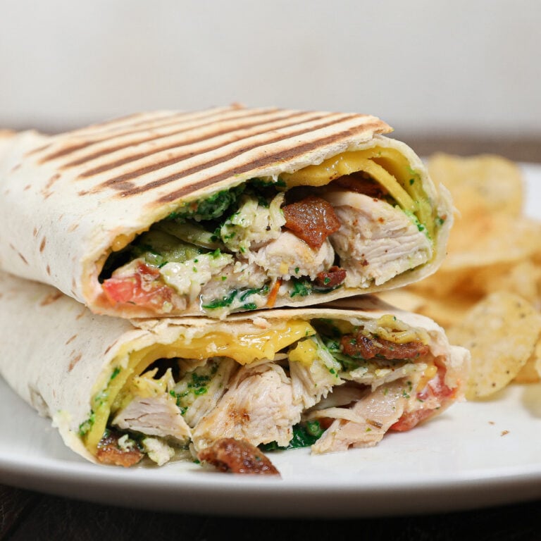 Turkey Bacon Pesto Wrap