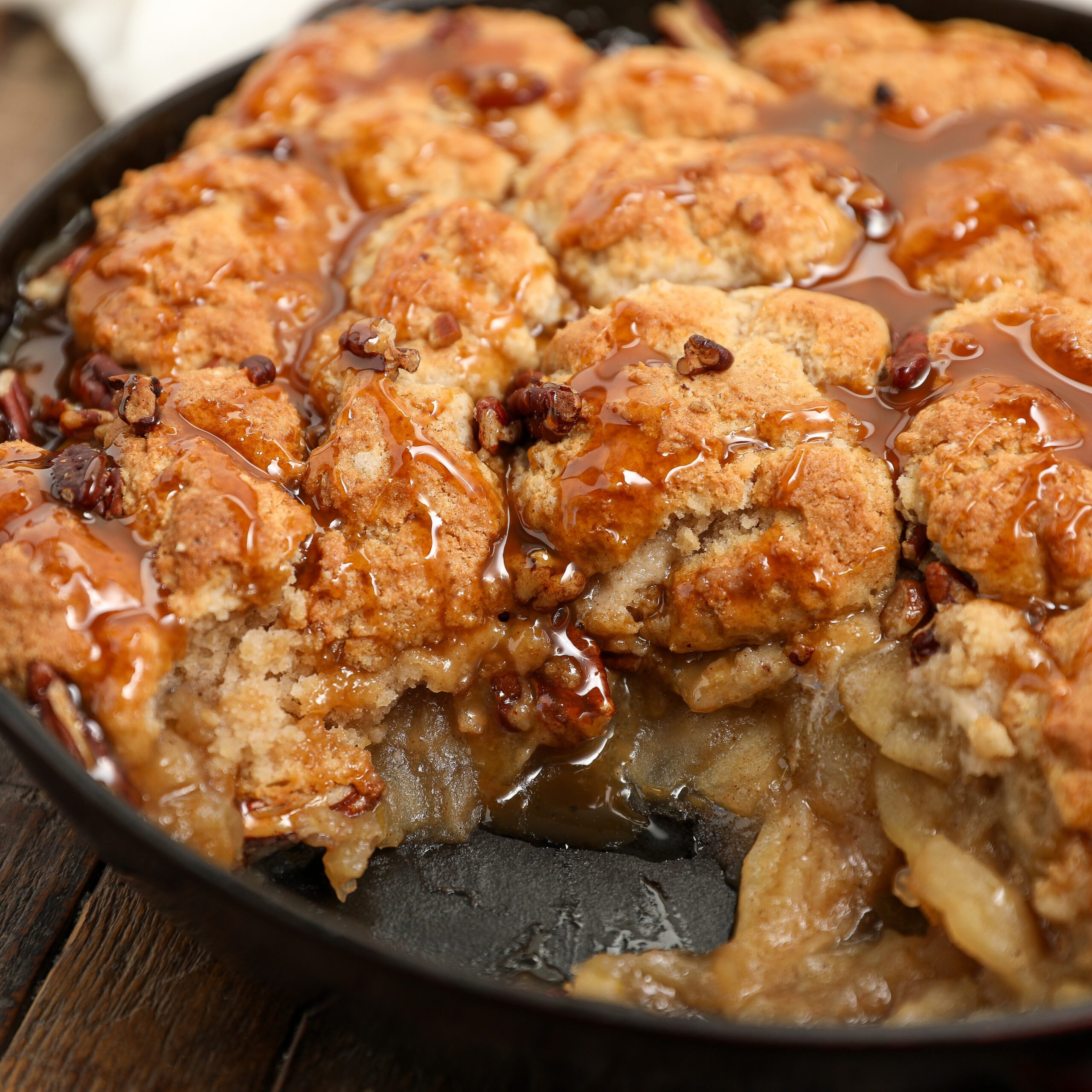 Caramel Apple Pie Cobbler