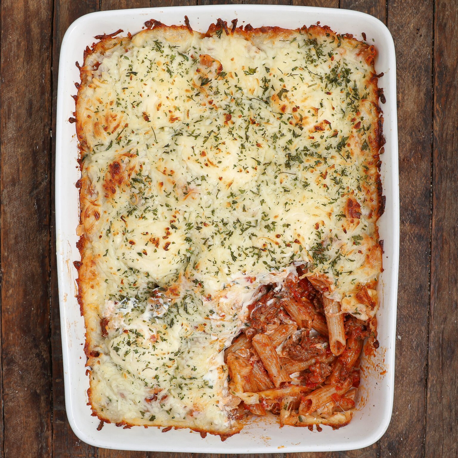 Baked Penne with Italian Sausage The Salty Cooker