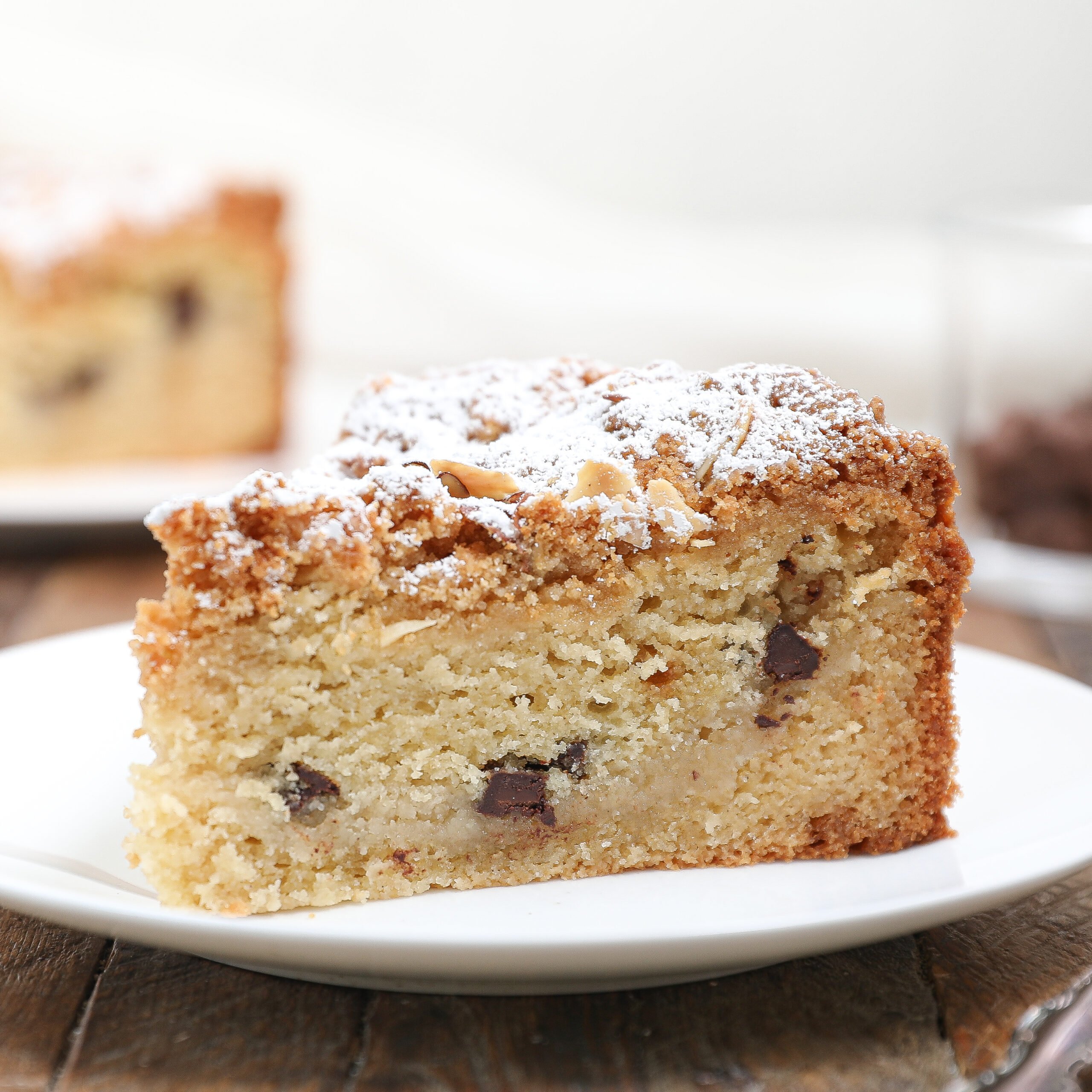 Chocolate Almond Croissant Coffee Cake