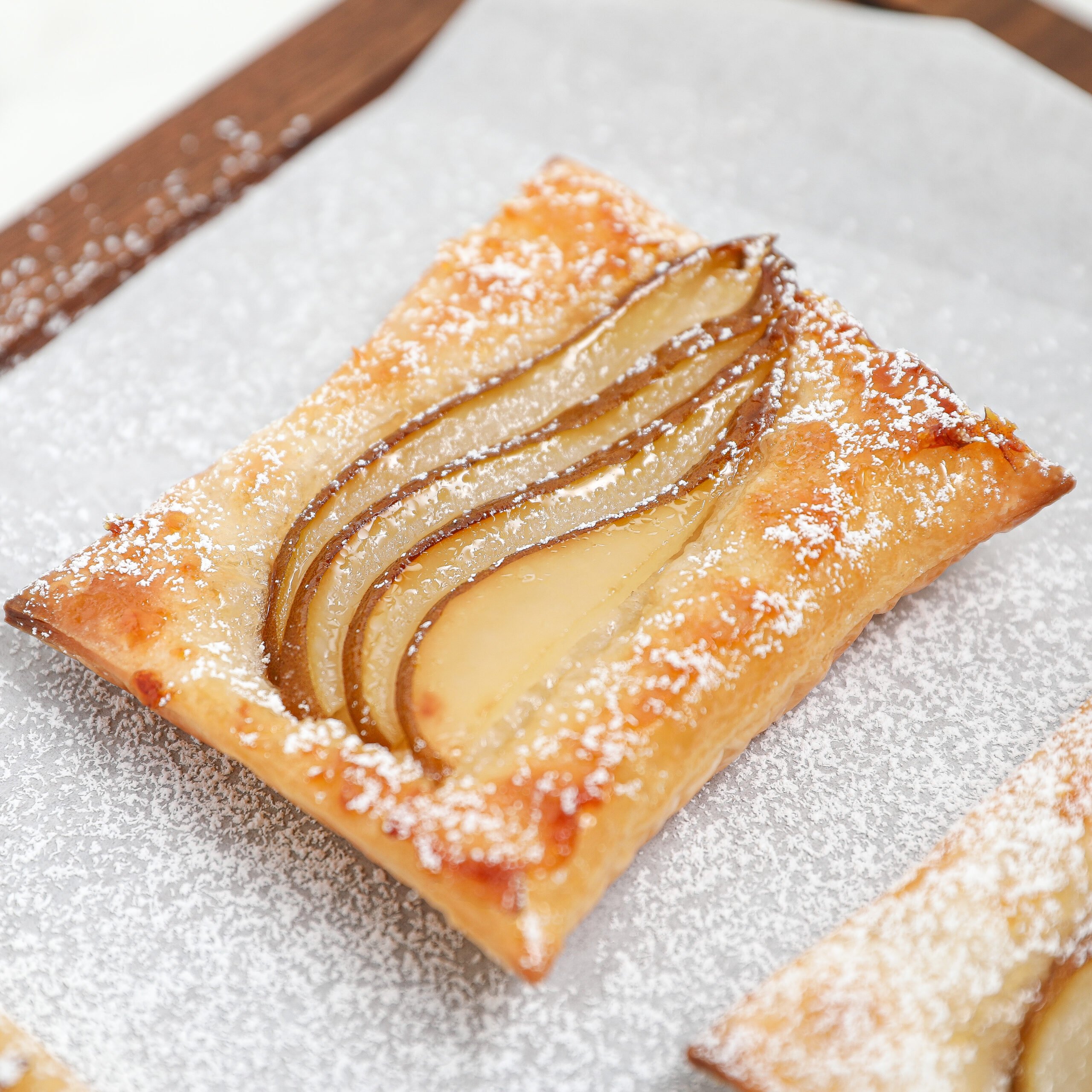 Upside Down Pear Tarts