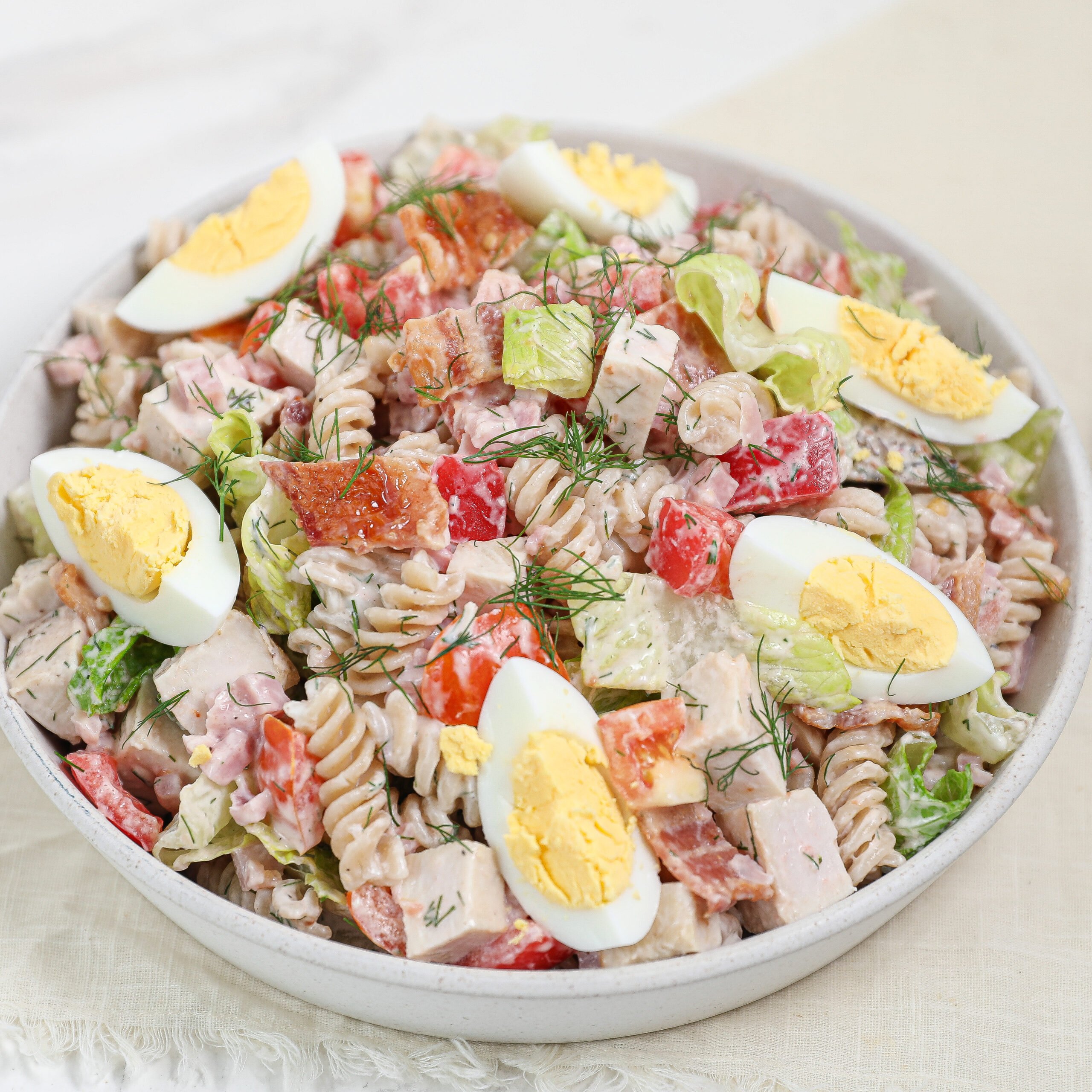 Quick and Easy Cobb Pasta Salad
