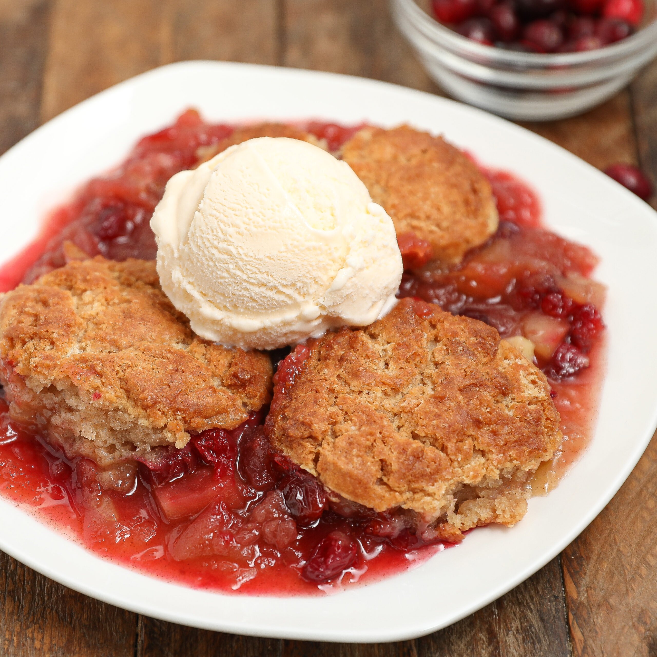 Apple Cranberry Cobbler