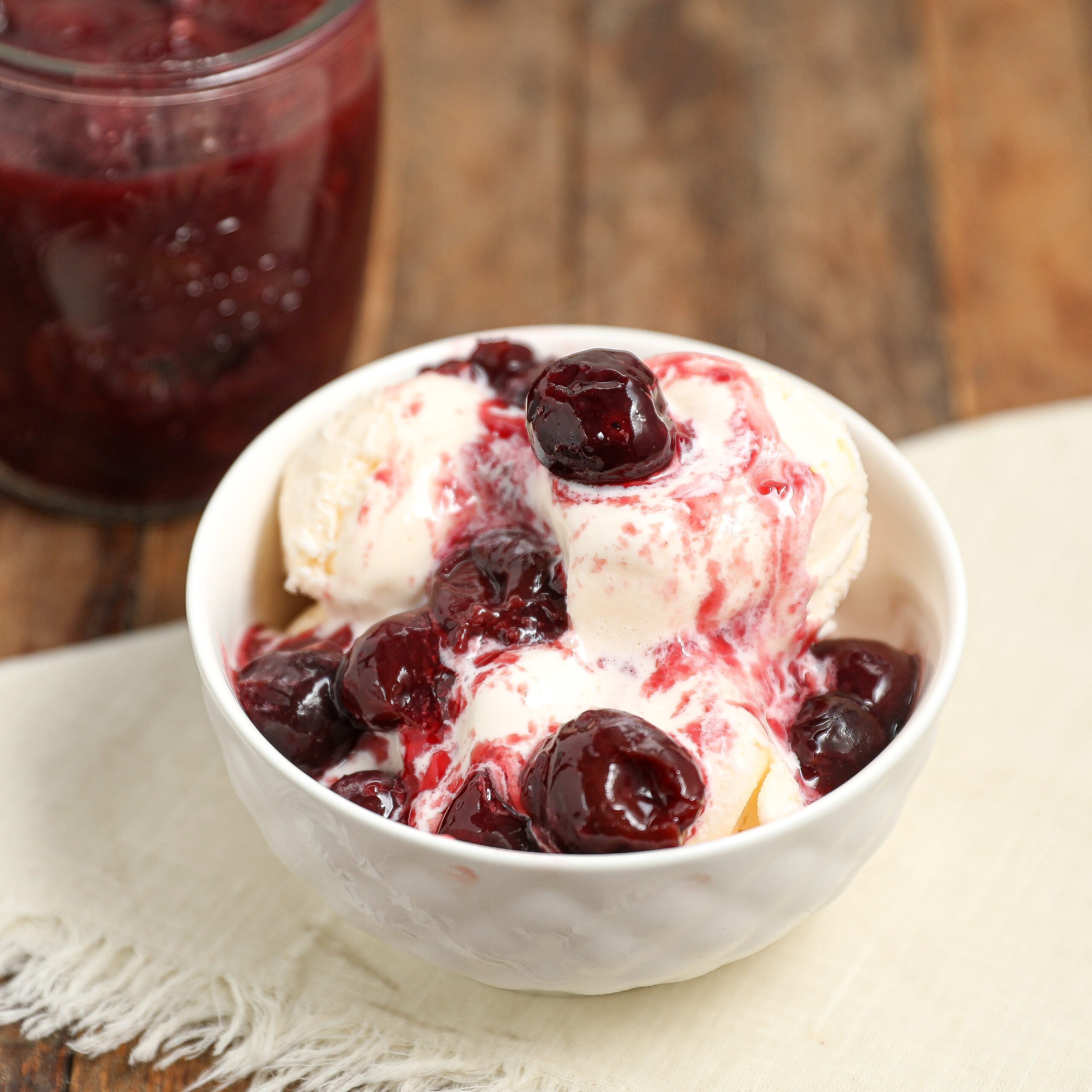 Tart and Juicy Cherries Jubilee